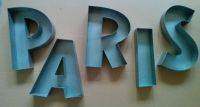 Corte de carta 3D em relevo para fazer sinais ou sinalética