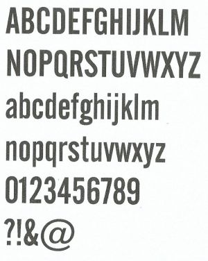 Carta de madeira para pintar modelo BATON