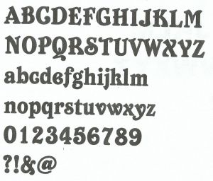 Carta de madeira para pintar modelo BELSHAW
