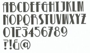 Carta de madeira para pintar modelo BETTY BLACK