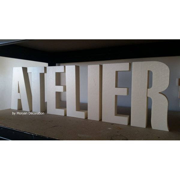 Carta decorativa de poliestireno ATELIER , altura 20 cm