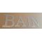 Letra decorativa de zinco BAIN 20 cm