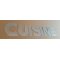 Letra decorativa de zinco CUISINE 20 cm