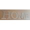 Carta decorativa de zinco HOME 10 cm