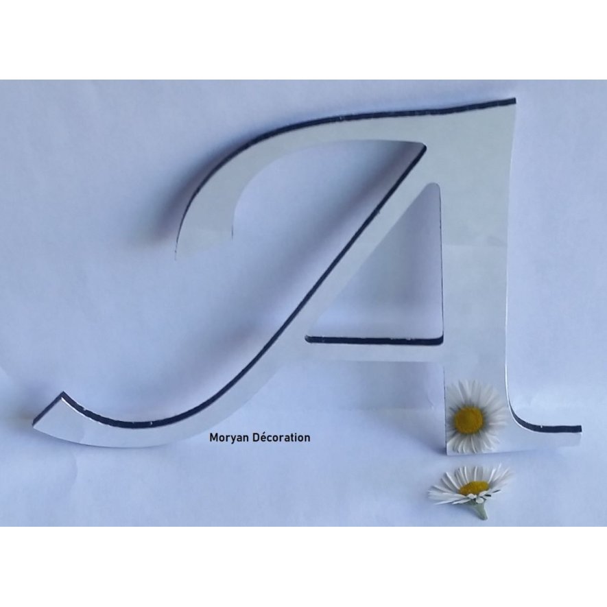 Carta espelho decorativo LUCIDA CALLIGRAPHY