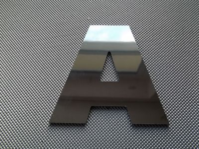 Carta espelho decorativo ARIAL PRETO