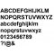 ARIAL STD assinar carta