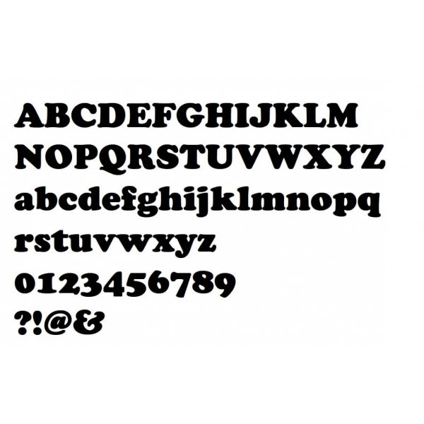 Sinal de carta COOPER PRETO