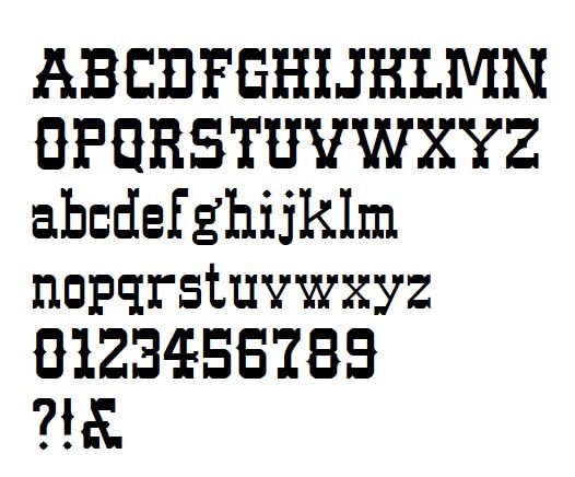 Assinatura de carta WESTERN STD