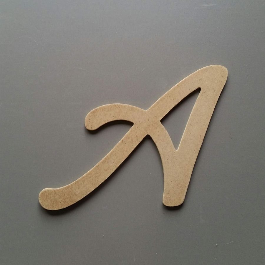 Carta MDF em bruto para pintar modelo LOMBRIZ