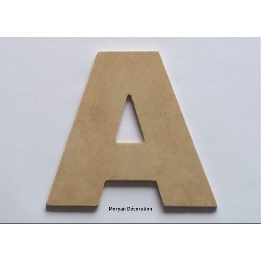 Carta MDF em bruto para pintar modelo ARIAL PRETO