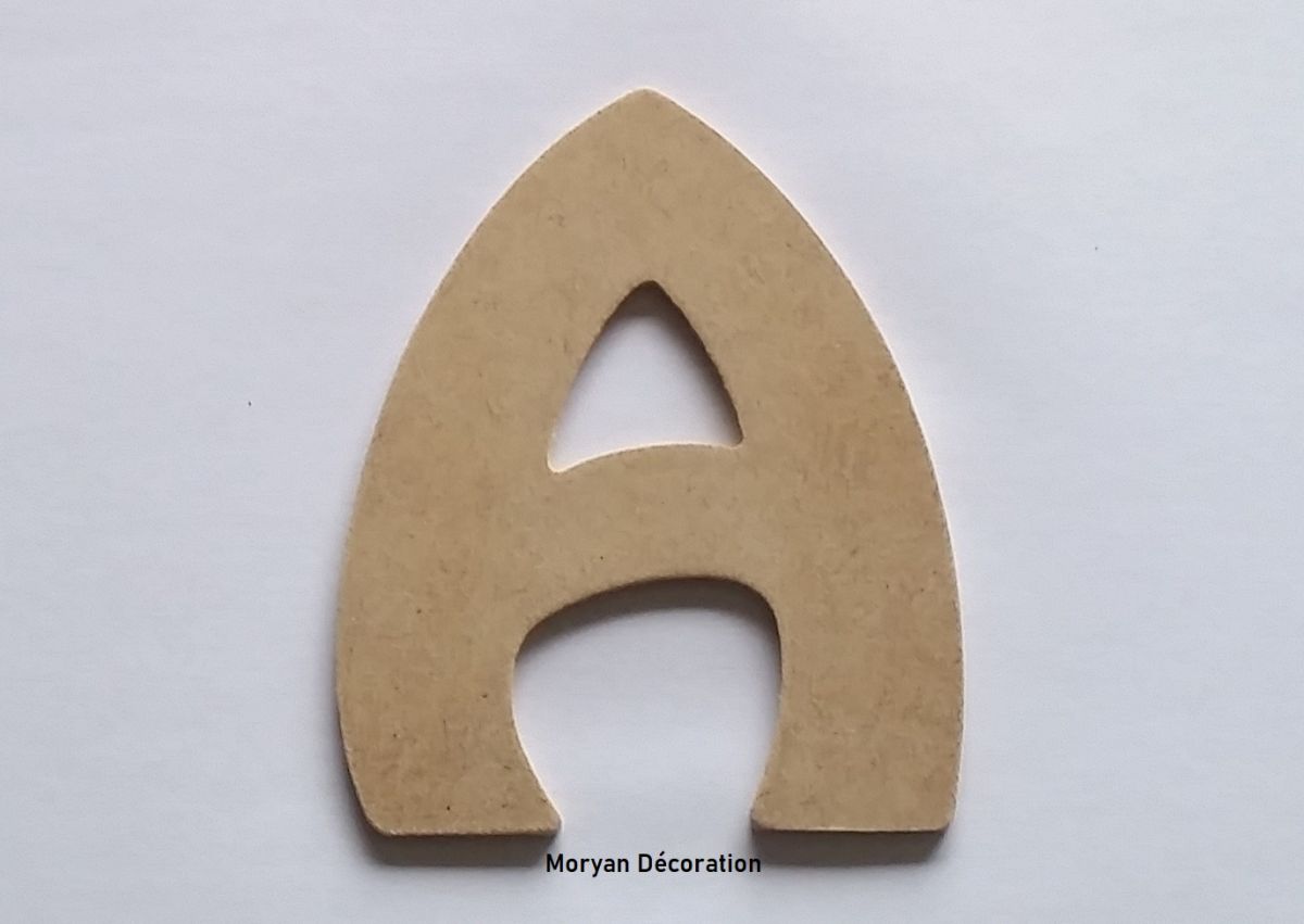 Carta MDF em bruto para pintar o modelo HARLEQUIN