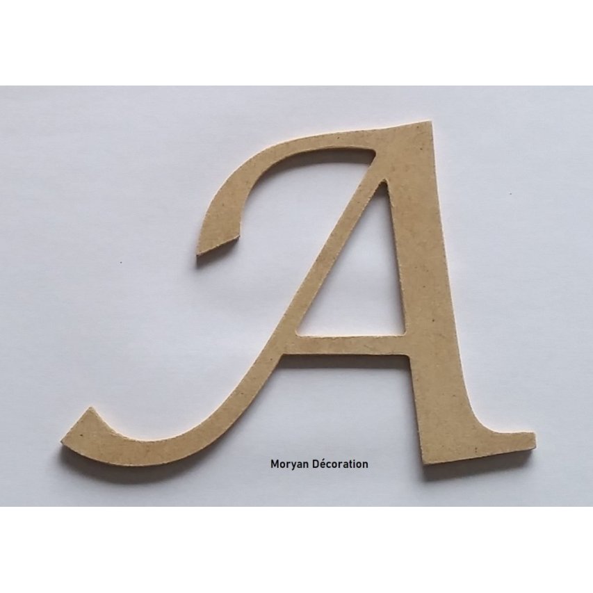 Carta MDF cru para pintar modelo LUCIDA CALLIGRAPHY