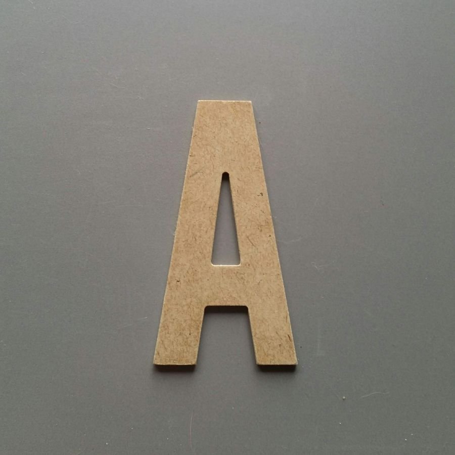 Carta MDF cru para pintar o modelo ALTERNATE GOTHIC