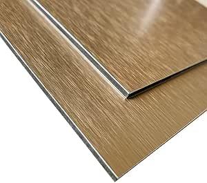 Carta em metal escovado COOPER BLACK