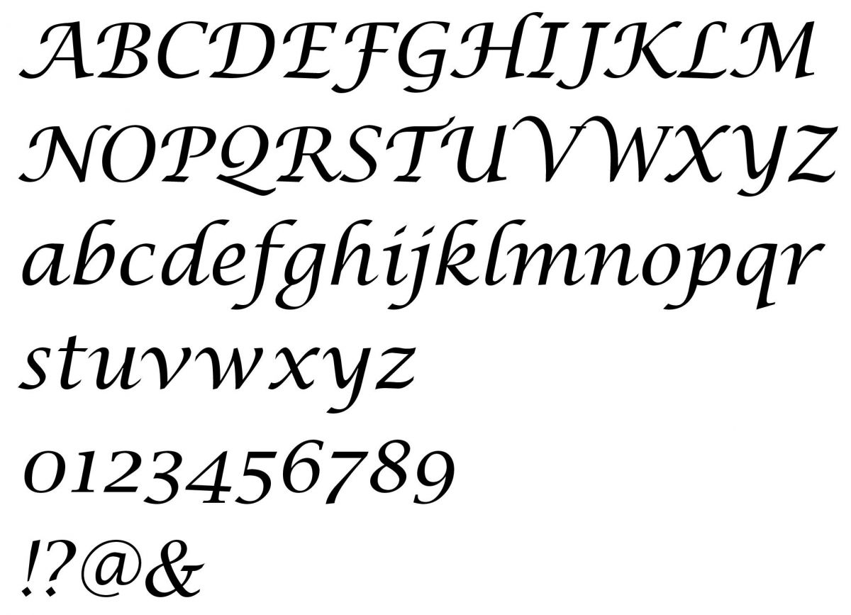Letra em metal escovado LUCIDA CALLIGRAPHY