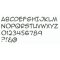Letra plástica PVC ANIME ACE