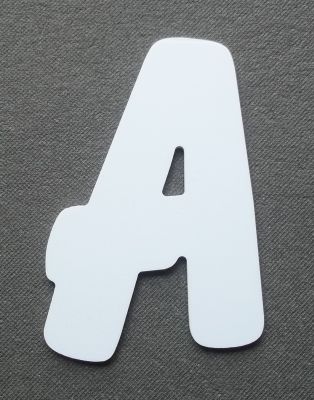 Letra plástica PVC BALÃO