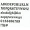 Letra plástica PVC BELSHAW