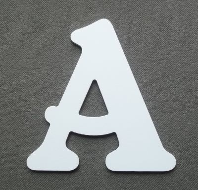 Letra plástica PVC BELSHAW