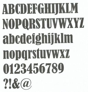 Carta plástica PVC BERNARD CONDENSED