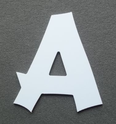 Letra plástica PVC CANCUN
