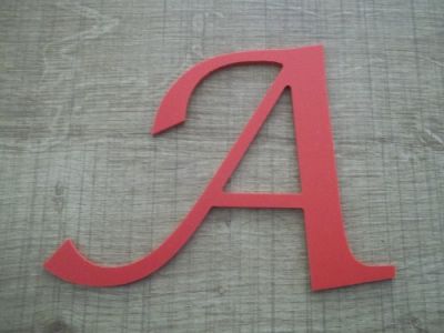Letra plástica PVC cor LUCIDA CALLIGRAPHY
