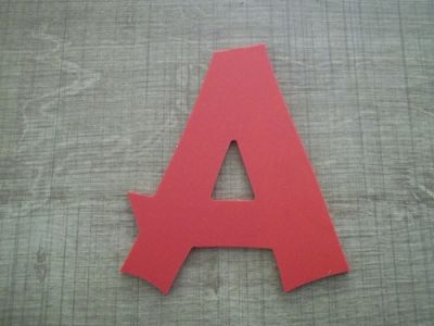 Letra plástica PVC cor CANCUN