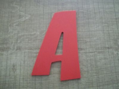 Letra plástica PVC cor ZOINKS