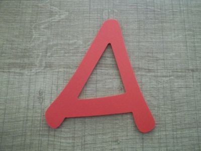 Letra plástica PVC cor ANIME