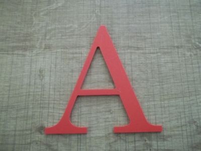Letra plástica PVC cor LOFT
