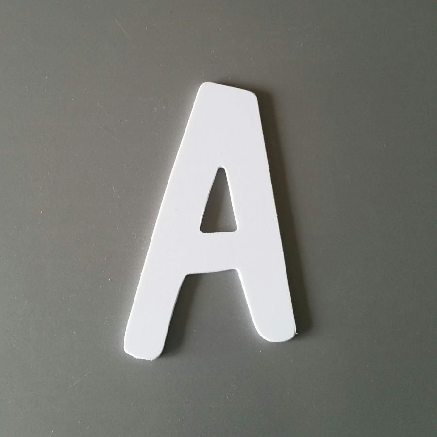 Letra plástica PVC DOM CASUAL