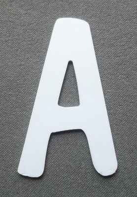Letra plástica PVC DOM CASUAL