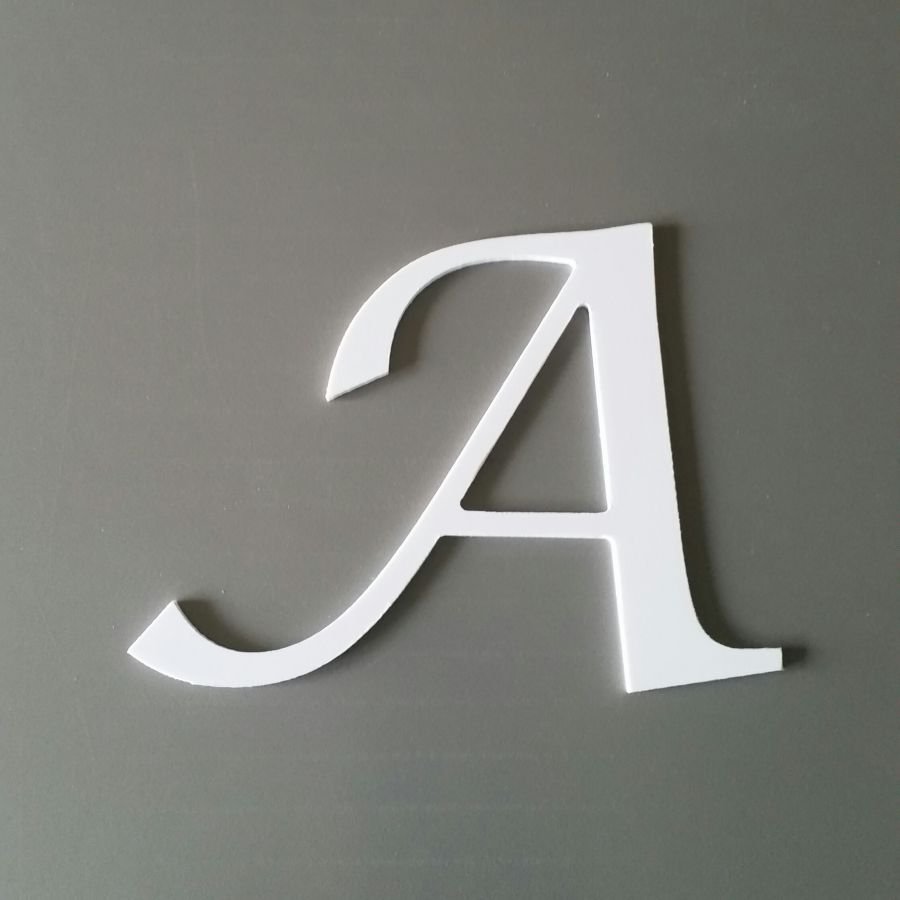 Letra plástica PVC LUCIDA CALLIGRAPHY