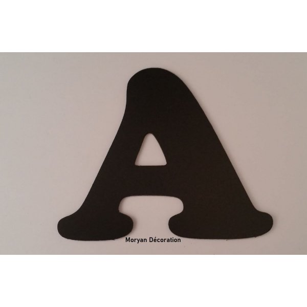 Carta plástica PVC preto COOPER BLACK