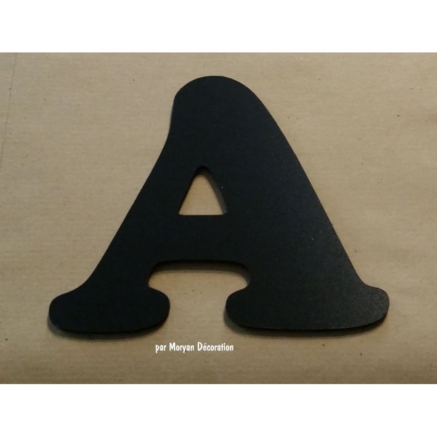 Carta plástica PVC preto COOPER BLACK