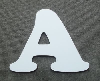 Letra plástica PVC ZEN