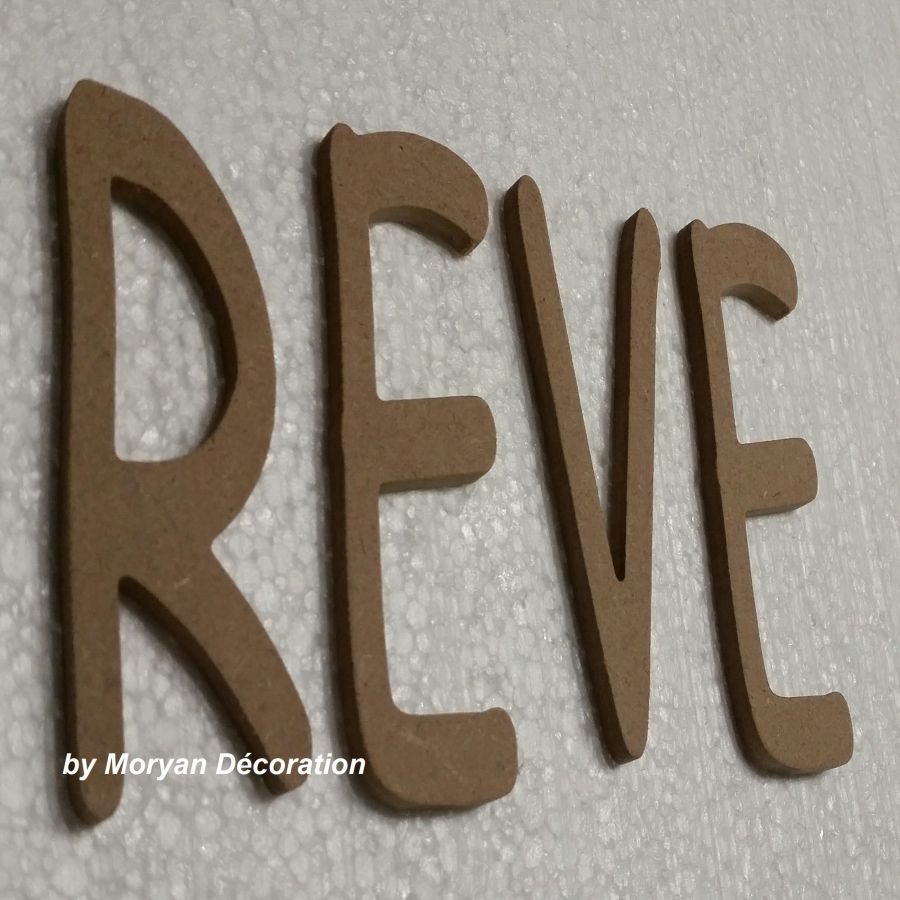 Carta decorativa em madeira REVE