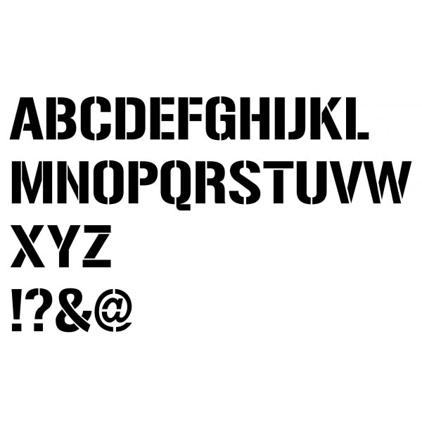 Stencil carta GUNPLAY REGULAR
