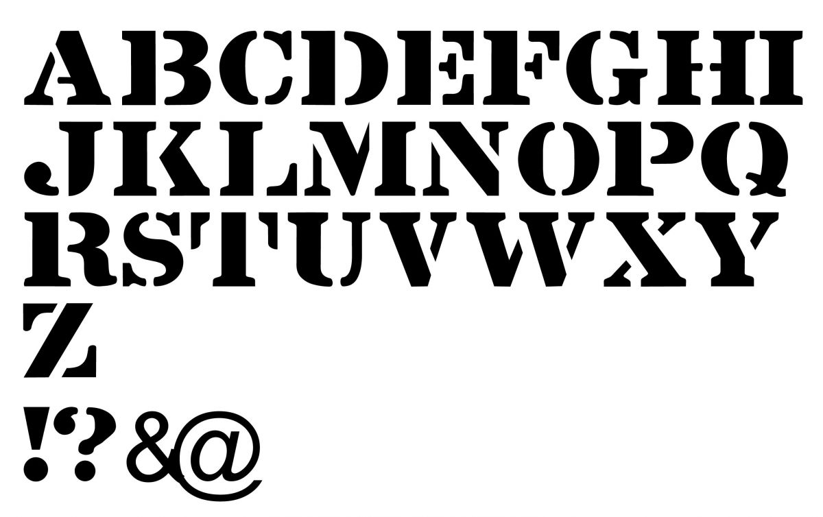 Carta REGULAR LINTSEC Stencil