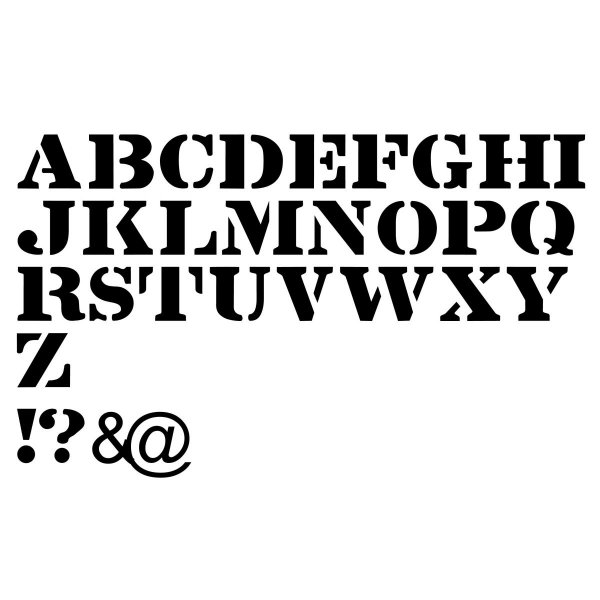 Carta REGULAR LINTSEC Stencil