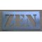 ZEN stencil de carta de metal deco