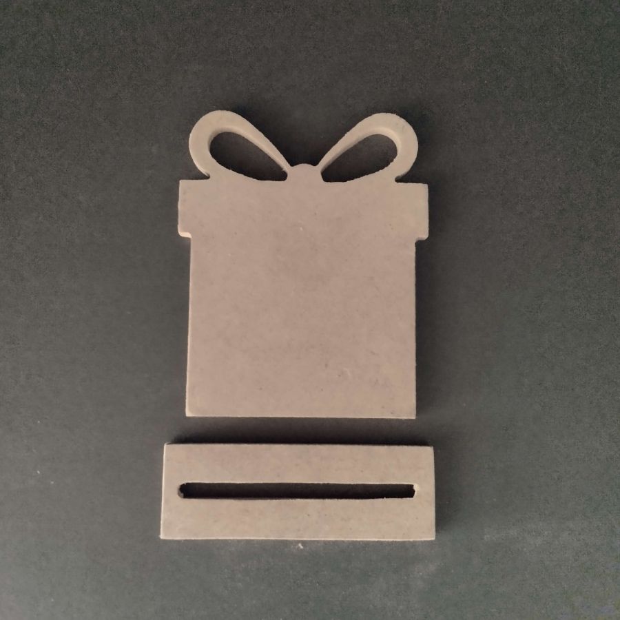Stand de madeira para decorar CHRISTMAS GIFT