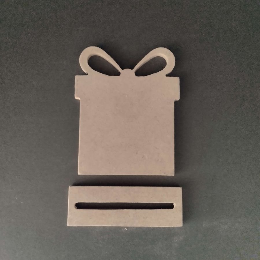 Stand de madeira para decorar CHRISTMAS GIFT