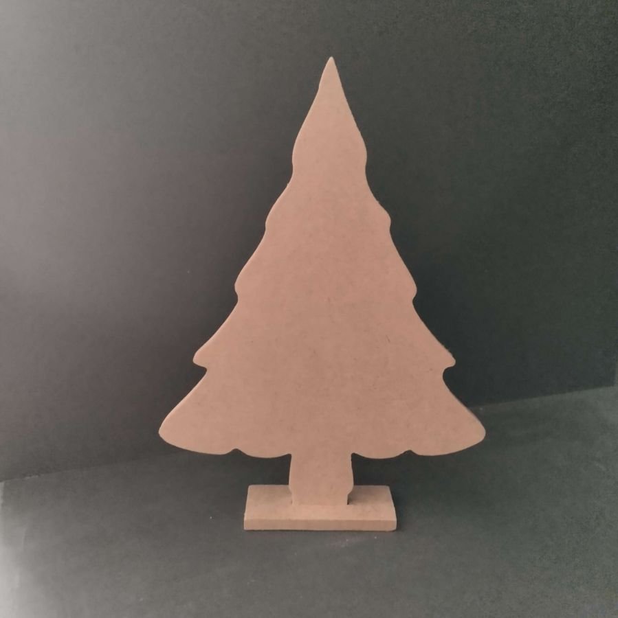 Suporte de madeira para decorar a árvore de Natal