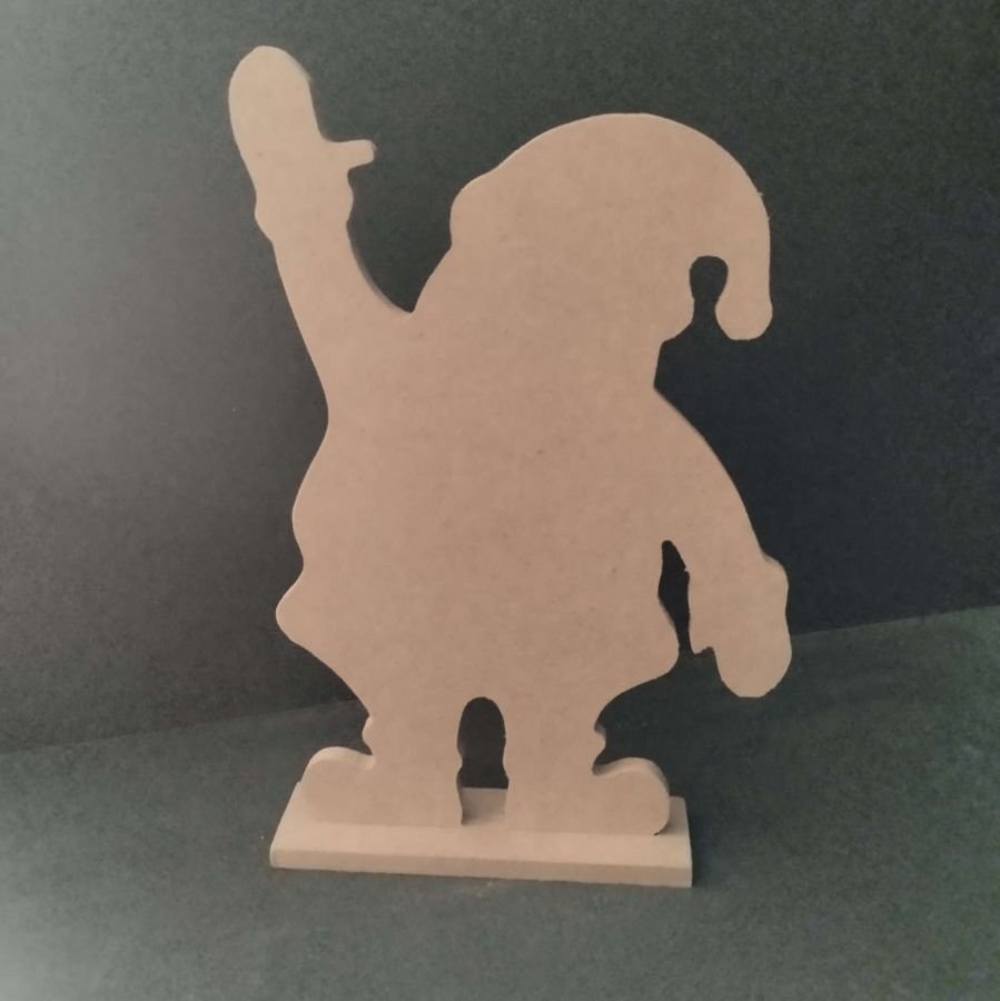 Suporte de madeira para decorar FATHER CHRISTMAS