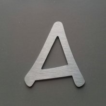 Letra em metal escovado ANIME ACE