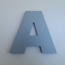 Sinal de carta ARIAL PRETO