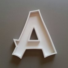 Letra oca em PVC branco CANCUN