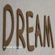 Carta decorativa de madeira DREAM